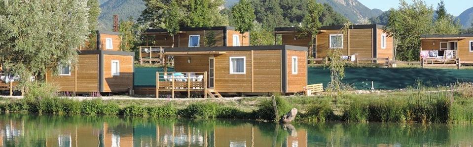 ホテル Camping Le Lac Bleu Châtillon-en-Diois エクステリア 写真