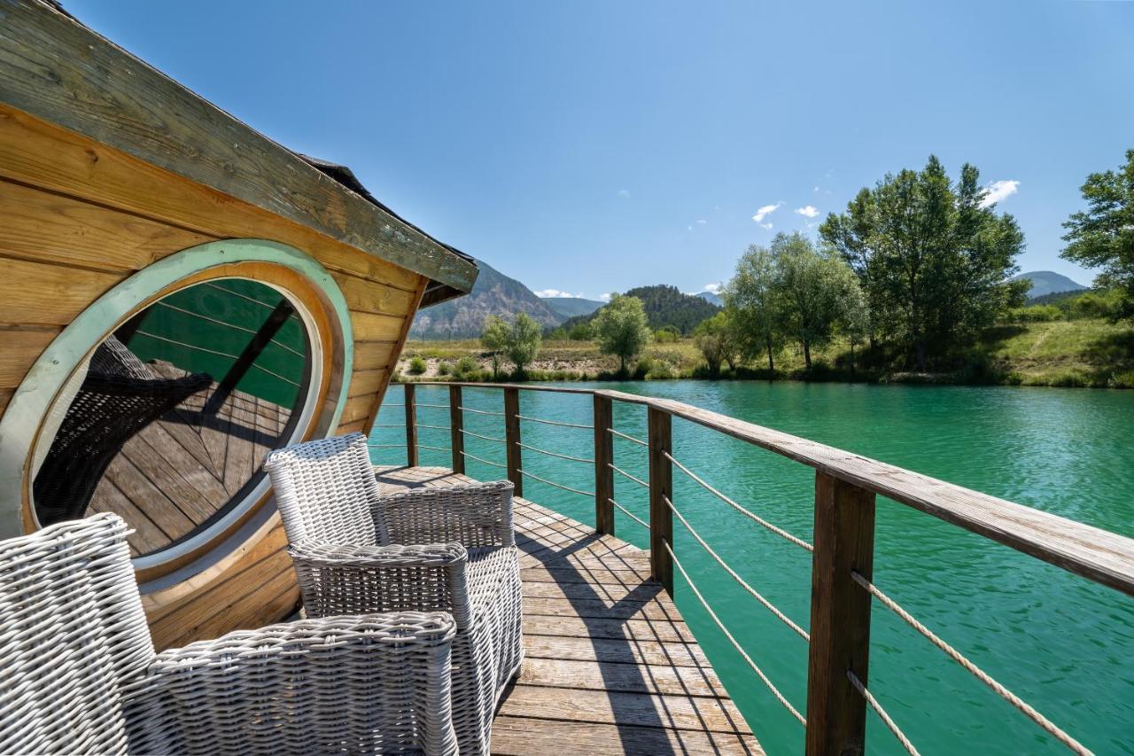 ホテル Camping Le Lac Bleu Châtillon-en-Diois エクステリア 写真
